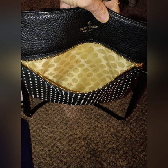 Kate Spade Black and White Polka Dot Crossbody Bag - Picture 2 of 3